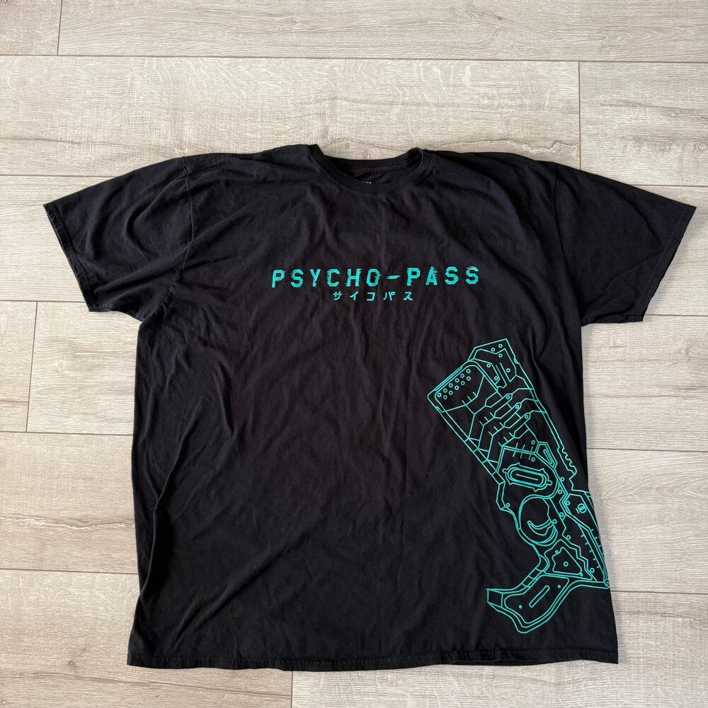 Psycho-Pass Anime Loot Crate Dominator T-Shirt Mens 3XL Black Funimation 2018